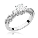 Inel Aur 14K W0023 Diamant Cultivat 0.70ct - Imagine 9