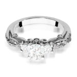 Inel Aur 14K W0023 Diamant Cultivat 0.70ct - Imagine 10