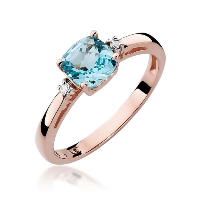 Inel Aur 14K cu Topaz 1.10 ct - Imagine 8