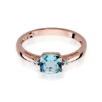 Inel Aur 14K cu Topaz 1.10 ct - Imagine 9