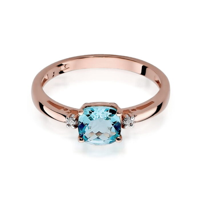 Inel Aur 14K cu Topaz 1.10 ct - Imagine 9