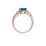 Inel Aur 14K cu Topaz 1.10 ct - Imagine 10