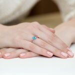 Inel Aur 14K cu Topaz 1.10 ct - Imagine 11