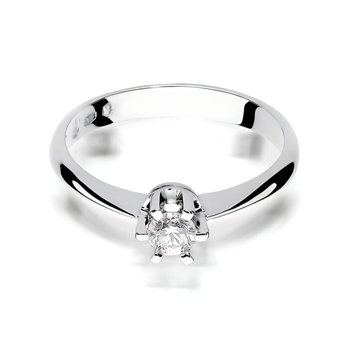 Inel Aur 14K W0036 Diamant Cultivat 0.25ct - Imagine 10
