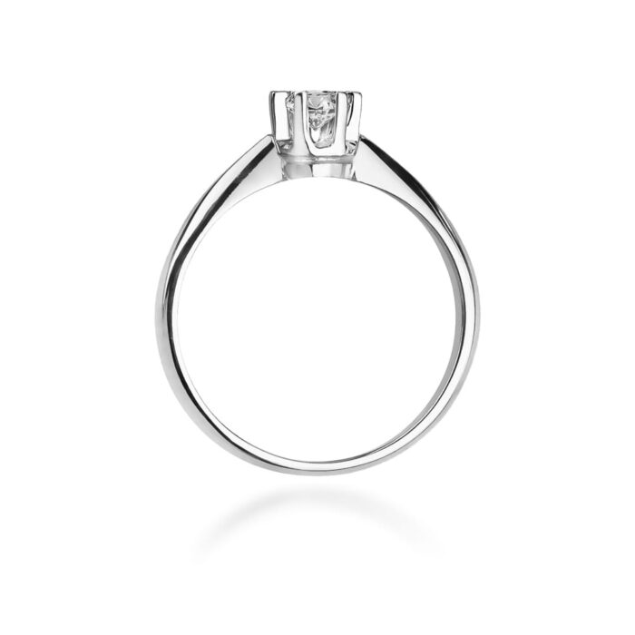 Inel Aur 14K W0036 Diamant Cultivat 0.25ct - Imagine 11