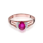 Inel Aur 14K cu Rubin 0.60 ct - Imagine 11