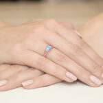 Inel Aur 14K cu Topaz 0.50 ct - Imagine 10