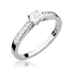 Inel Aur 14K W0052 Diamant Cultivat 0.30ct - Imagine 9