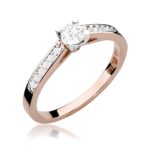 Inel Aur 14K W0052 Diamant Cultivat 0.30ct - Imagine 5