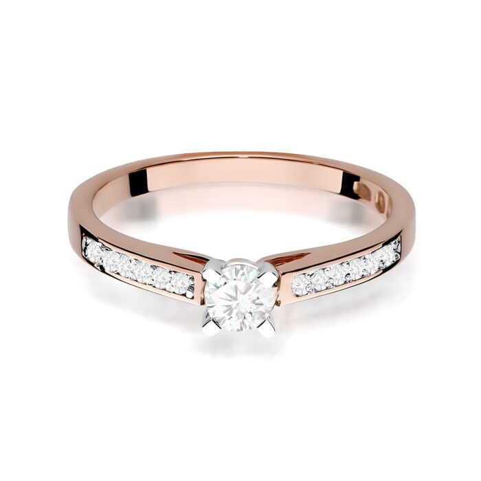 Inel Aur 14K W0052 Diamant Cultivat 0.30ct - Imagine 6