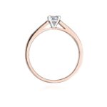 Inel Aur 14K W0052 Diamant Cultivat 0.30ct - Imagine 7