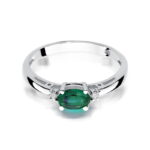 Inel Aur 14k cu Smarald 0.40 ct - Imagine 10