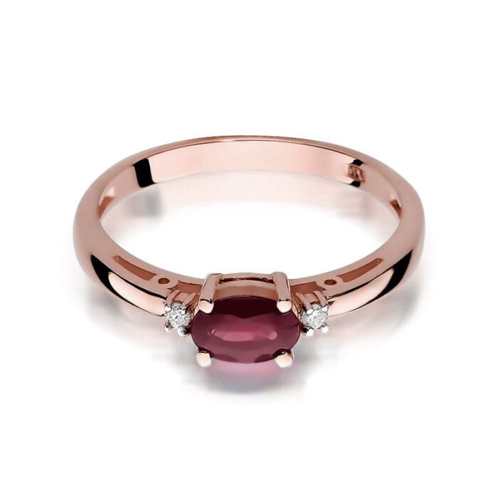 Inel Aur 14k cu Rubin 0.70 ct - Imagine 9