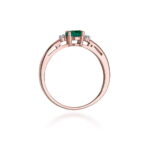 Inel Aur 14k cu Smarald 0.40 ct - Imagine 7
