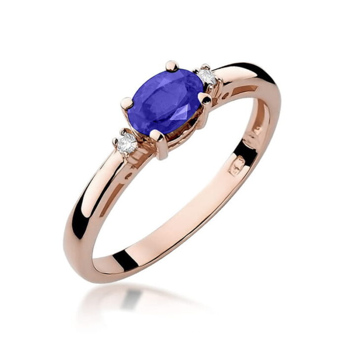 Inel Aur 14K cu Tanzanit 0.40 ct - Imagine 8