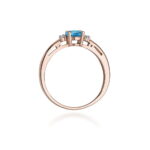 Inel Aur 14K W006 Topaz London Blue 0.50ct - Imagine 7