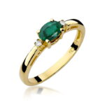 Inel Aur 14k cu Smarald 0.40 ct