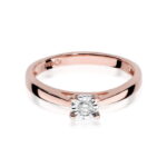 Inel Aur 14k cu Diamant 0.08 ct - Imagine 9