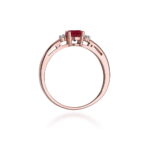 Inel Aur 14K cu Rubin 0.60ct - Imagine 10
