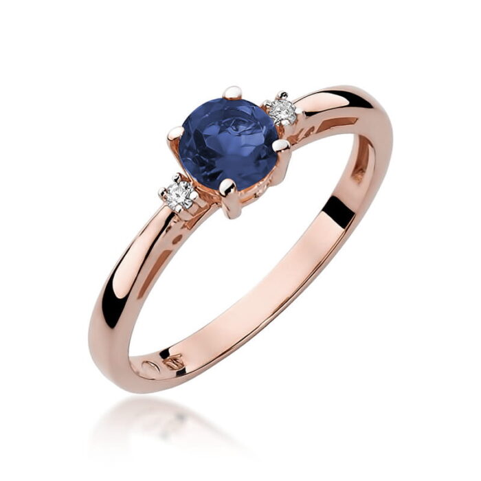 Inel Aur 14K cu Safir 0.50ct - Imagine 8