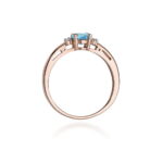 Inel Aur 14K cu Topaz 0.50 ct - Imagine 11