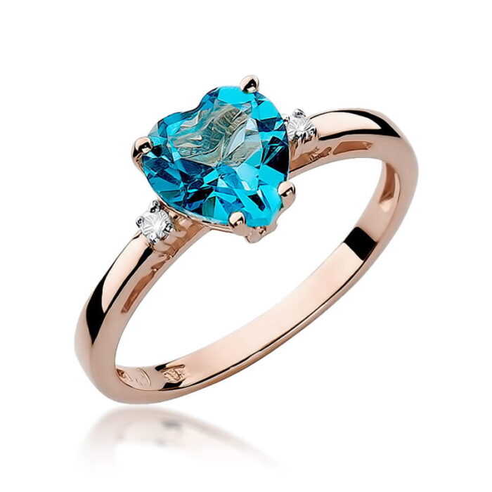 Inel Aur 14K cu Topaz 1.20 ct - Imagine 8