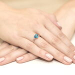 Inel Aur 14K cu Topaz 1.20 ct - Imagine 11