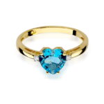 Inel Aur 14K cu Topaz 1.20 ct - Imagine 6