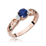 Inel Aur 14K cu Safir 0.50 ct - Imagine 8