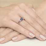 Inel Aur 14K cu Safir 0.50 ct - Imagine 11