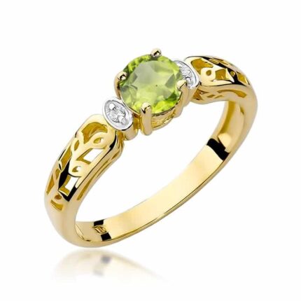 Inel Aur 14K cu Peridot 0.60 ct