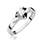 Inel Aur 14K W0155 Diamant Cultivat 0.25ct - Imagine 9