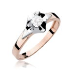 Inel Aur 14K W0155 Diamant Cultivat 0.30ct - Imagine 5