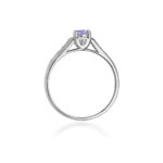 Inel Aur 14K cu Tanzanit 0.30 ct si Diamante 0.10 ct - Imagine 6