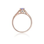 Inel Aur 14K cu Tanzanit 0.30 ct si Diamante 0.10 ct - Imagine 10