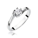 Inel Aur 14K W163 Diamant Cultivat 0.30ct - Imagine 9