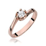 Inel Aur 14K W163 Diamant Cultivat 0.30ct - Imagine 5