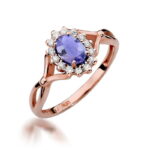 Inel Aur 14K W0182 Tanzanit 0.40ct - Imagine 5