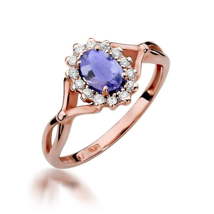 Inel Aur 14K W0182 Tanzanit 0.40ct - Imagine 5