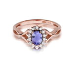 Inel Aur 14K W0182 Tanzanit 0.40ct - Imagine 6