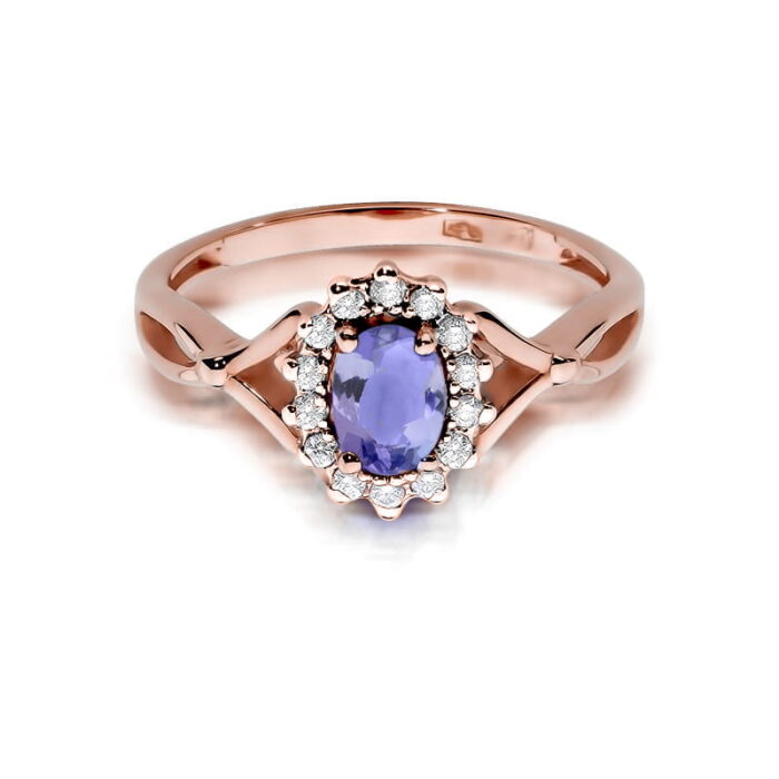 Inel Aur 14K W0182 Tanzanit 0.40ct - Imagine 6