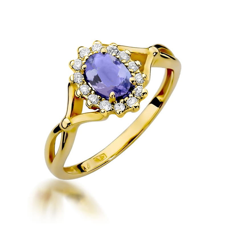 W0182.Z3.TAP_.01_1.jpg Inel Aur 14K W0182 Tanzanit 0.40ct - Imagine 1