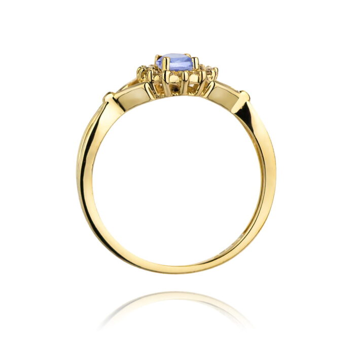Inel Aur 14K W0182 Tanzanit 0.40ct - Imagine 3