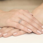 Inel Aur 14k cu Morganit 0.60 ct si Diamante 0.05 ct - Imagine 12
