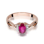 Inel Aur 14k cu Rubin 0.60 ct - Imagine 9