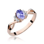 Inel Aur 14K cu Tanzanit 0.40 ct - Imagine 7