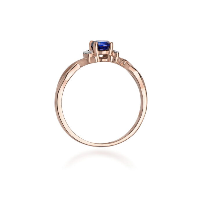 Inel Aur 14K cu Tanzanit 0.40 ct - Imagine 9