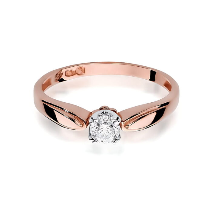 Inel Aur 14K W197 Diamant Laborator 0.25ct - Imagine 6