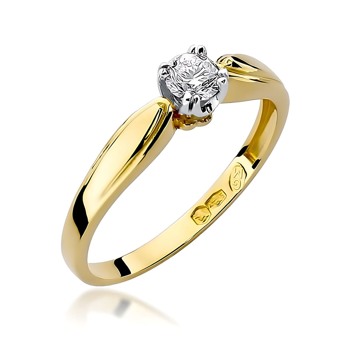 W0197.Z3.LDW_.01_1.jpg Inel Aur 14K W197 Diamant Laborator 0.25ct - Imagine 1
