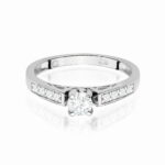 Inel Aur 14K cu Diamante de Laborator 0.42 ct - Imagine 7